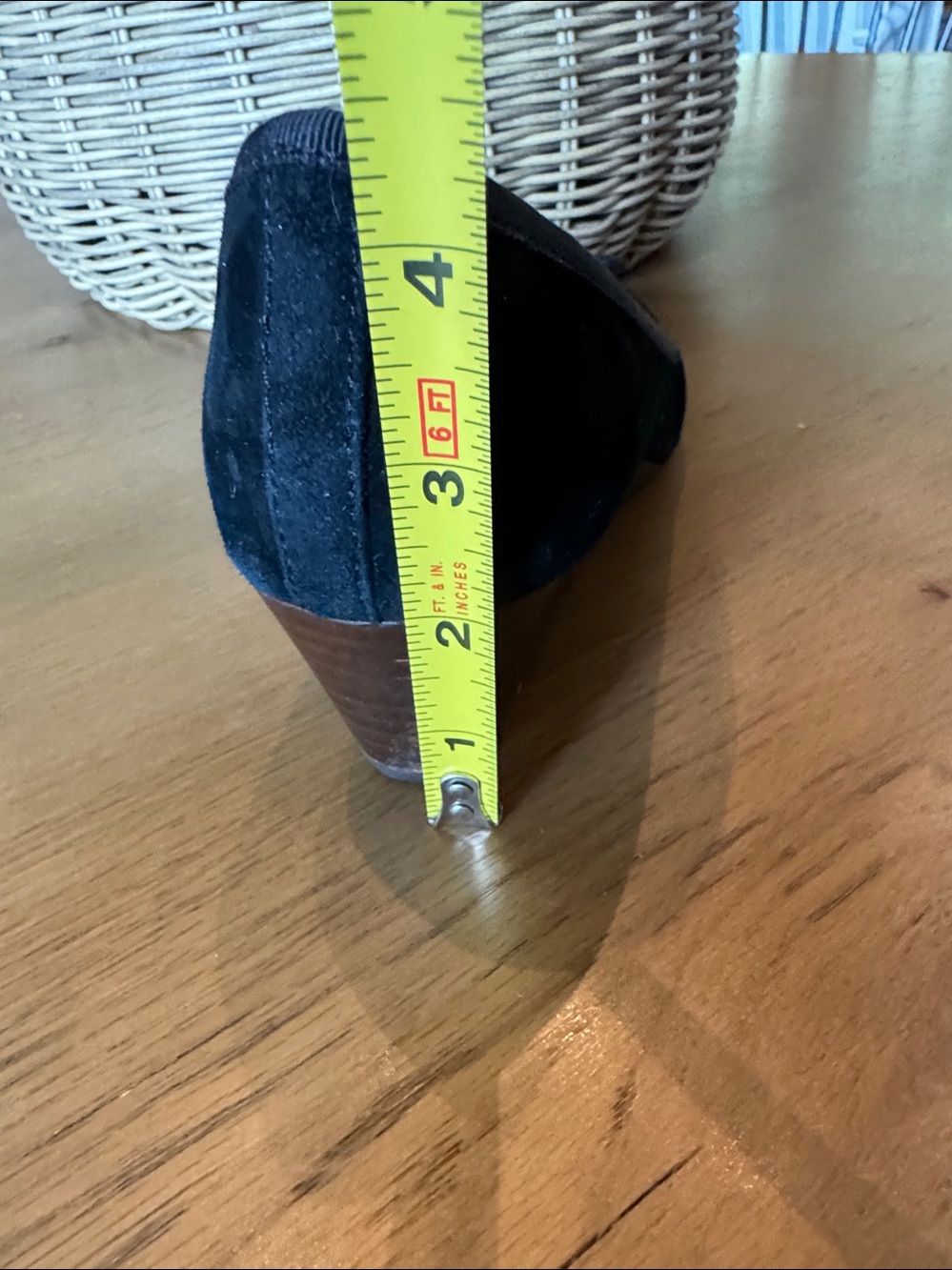 Tory Burch Black SoHo Lux Suede Wedge - Picture 10 of 10